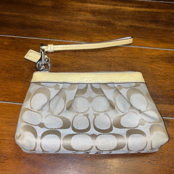 Coach Signature Wristlet - Picture 2 of 6